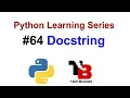 Docstring In Python Hindi Python Tutorials For Beginners In Hindi Tech Blooded