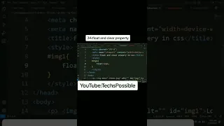 css float and clear property