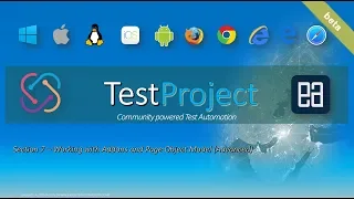 Coded Test in TestProject using Selenium Page Object Model Part 1