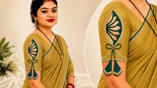 Blouse Sleeves Design | Baju Ke Design | Stylish Aasteen Design | Sleeves Design Cutting & Stitching