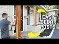 How to Wrap Posts in Cedar Wood Tutorial