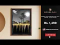 Royaloak Forest Night Decorative Wall Frame - 22x32 Inches