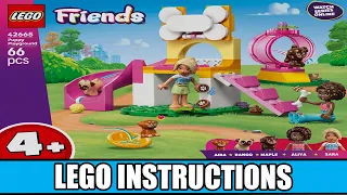 LEGO Instructions - Friends - 42665 - Puppy Playground - Pets