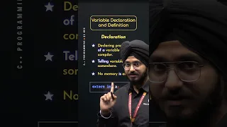Variable Declaration and Definition in C
