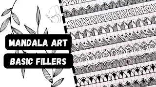 Mandala art for beginners Basic fillers - Part 1