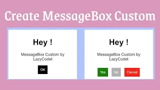 C WPF - Create MessageBox Custom with LazyCodet
