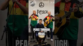 Trump Putin Zelensky Perform Three Little Birds Subway Jam AI Satire 