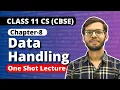Chapter 8 Data handling One Shot Class 11 Computer Science Class 11 Python Vishal Kumar