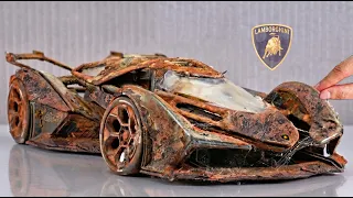 UNBELIEVABLE Lamborghini Transformation! Restoration Abandoned Lamborghini V12 Vision GT