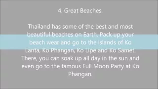 5 Reasons To Visit Thailand