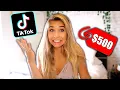 BUYING EVERYTHING ON TIKTOK weird