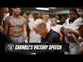 Pete Carroll s Locker Room Victory Speech vs Patriots