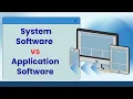 System Software vs Application Software Explained with Examples