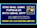 Send Mail Using PHP Mailer With Gmail SMTP 100 Working PHPMailer Tutorial