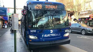 2023 New Flyer XE40 on the Q29 departing 82nd Street Roosevelt Avenue