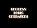 Boolean Logic Operators