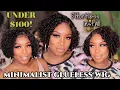 100 Glueless Throw On Go Short Curly Wig - Perfect for Beginners Luv Me Hair