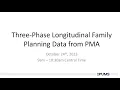 Analyzing Three-Phase Longitudinal Data In IPUMS PMA