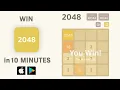 How to WIN 2048 in 10 minutes Easily