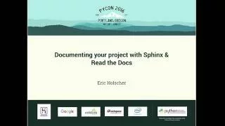 Eric Holscher - Documenting your project with Sphinx Read the Docs