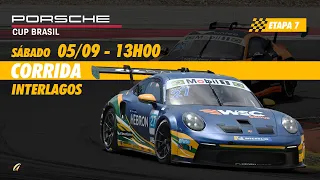 PORSCHE CUP BRASIL AO VIVO - CORRIDA - INTERLAGOS - Sábado (05/09) - 13h00