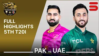 Full Highlights Pakistan vs UAE T20I Tri Nation Series 2025 Match 5 ECB M3Q1K
