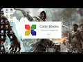 To change color of fonts and console window in c CODEBLOCKS