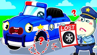 Where Is My Wheel! 🏎️ Lycan Finds Secret Thief Who Stole His Car Wheel  | Lycan Cartoon for Kids