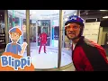 Blippi Goes Indoor Skydiving Fun and Educational s For Kids