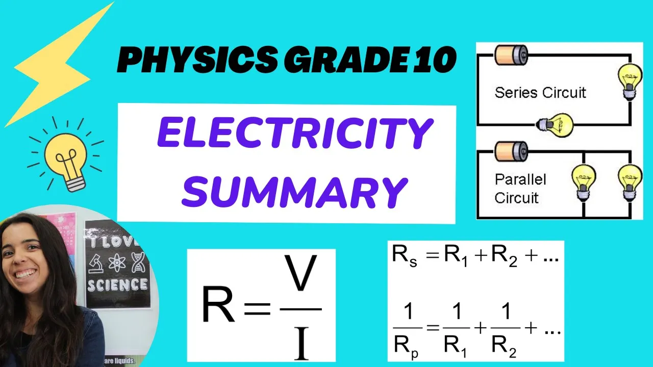 Electricity Grade 10 Electric Circuits Summary Physics