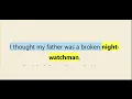 HIDDEN! 🤫 The Watchman’s Son | Learn English