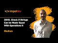 Check if Strings Can be Made Equal With Operations II LeetCode 2840 - Python