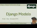 Django Models Django Tutorial - Part 6