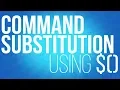 Linux command substitution and nested substitution