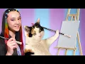 Lagu MIJN KAT LATEN SCHILDEREN | Art Collab Met Toetje!