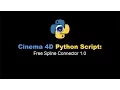 Cinema 4D Python Script Free Spline Connector 1 0