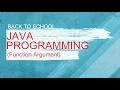 How to write java program using main function argument to school Program
