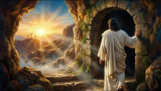 4K Easter Resurrection of Jesus Christ Oil Painting Christian Frame TV Art Risen Christ Screensaver