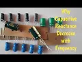 Capacitive Reactance Frequency Why Capacitor reactance decrease with Freequancy