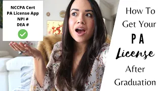 How To Get Your PA License Laura Coral PA-C