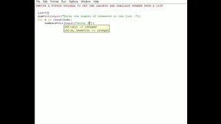 python program to find the maximum and minimum numbers from a list