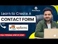 How to Create a Contact Form in WordPress Using WpForms Wp Forms Tutorial 2024 in English