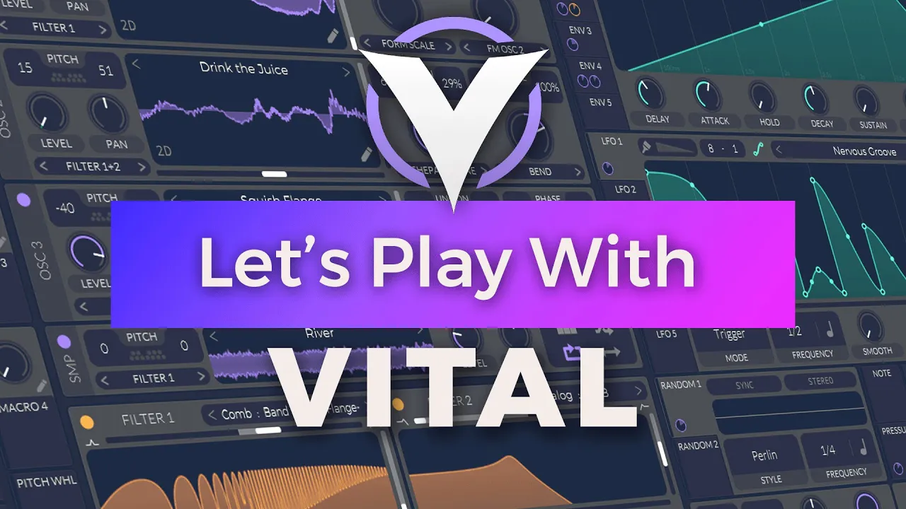 The FREE Synth Plugin Of Your Dreams 🥰 | Let's Try Vital