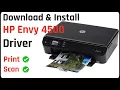 HP Envy 4500 Driver download and install print and scan