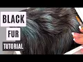 How To Paint BLACK FUR The Easy Way