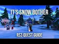 It s Snow Bother Quest Guide - Quick Simple RS3 Christmas Event 2024