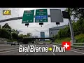 Download Lagu Driving 'Die Autobahn A6' from Biel/Bienne to Thun in Switzerland 🇨🇭