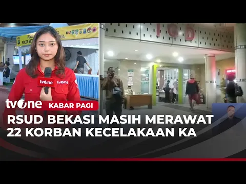 22 Korban Kecelakaan Kereta Masih Dirawat di RSUD Bekasi