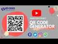 QR CODE GENERATOR USING WITH DJANGO PYTHON MINI PROJECT