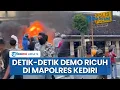 Download Lagu Ricuh! Ratusan Massa Geruduk Mapolres Kota Kediri: Kaca Dilempari Batu \u0026 Kendaraan Dibakar